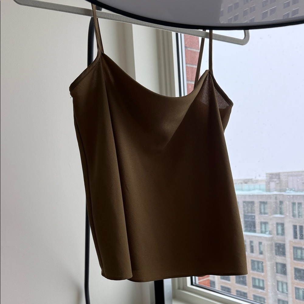 Topshop Brown Camisole Top
